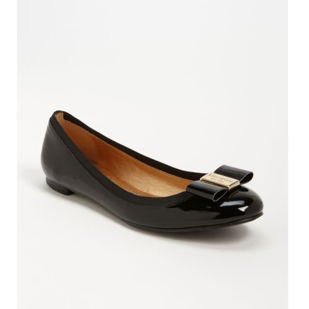 Kate Spade Tock Patent Bow Flats 6.5 (6) - Picture 6 of 8